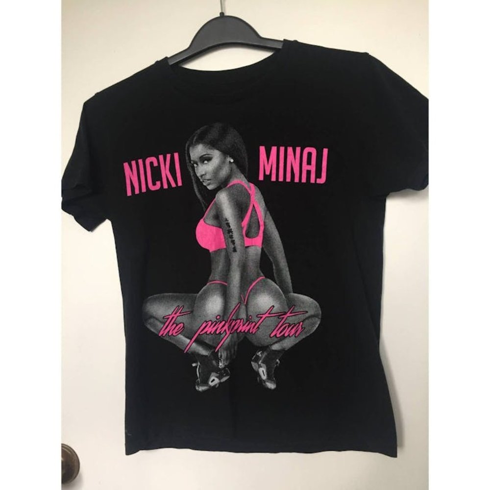 Nicki Minaj t Shirt Women s Pinkprint Tour Anaconda Vintagebouy45